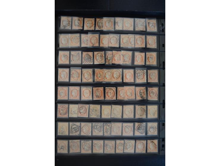 1849/1906, umfangreicher vorwiegend gestempelter Lagerbestand mit unzähligen guten Ausgaben, dabei Mi.-Nr. 1(15), 5(18), 7(20