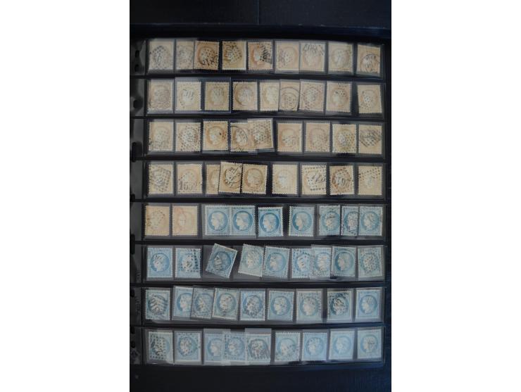 1849/1906, umfangreicher vorwiegend gestempelter Lagerbestand mit unzähligen guten Ausgaben, dabei Mi.-Nr. 1(15), 5(18), 7(20
