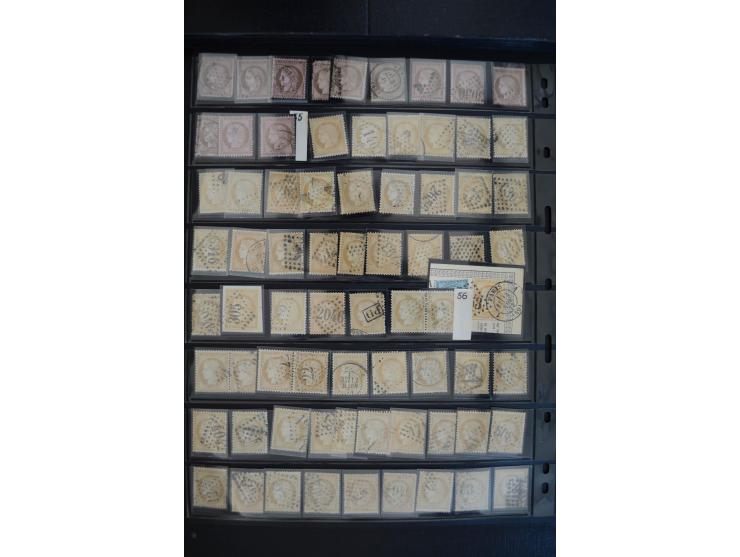 1849/1906, umfangreicher vorwiegend gestempelter Lagerbestand mit unzähligen guten Ausgaben, dabei Mi.-Nr. 1(15), 5(18), 7(20