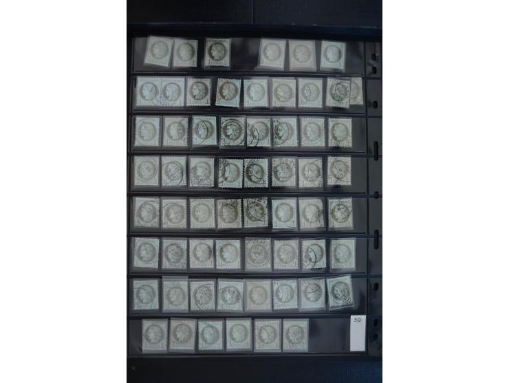 1849/1906, umfangreicher vorwiegend gestempelter Lagerbestand mit unzähligen guten Ausgaben, dabei Mi.-Nr. 1(15), 5(18), 7(20