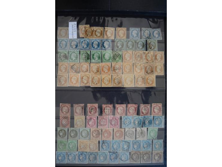 1849/51, interessanter ungebrauchter, postfrischer und gestempelter Bestand auf Steckkarten, dabei eine Vielzahl an guten Wer