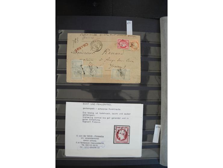 1849/1955, ungebrauchte/postfrische und gestempelte Partie, dabei Mi.-Nr. 2 auf Briefstück, Mi.-Nr. 5 im Paar bzw. im Dreiers
