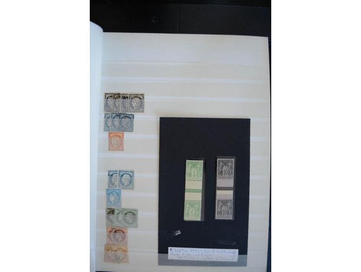 1849/1957 (ca.), Partie in 2 Steckbüchern und auf Blättern, viele gute Werte vor 1945, danach Gummi meist tropisch; interessa