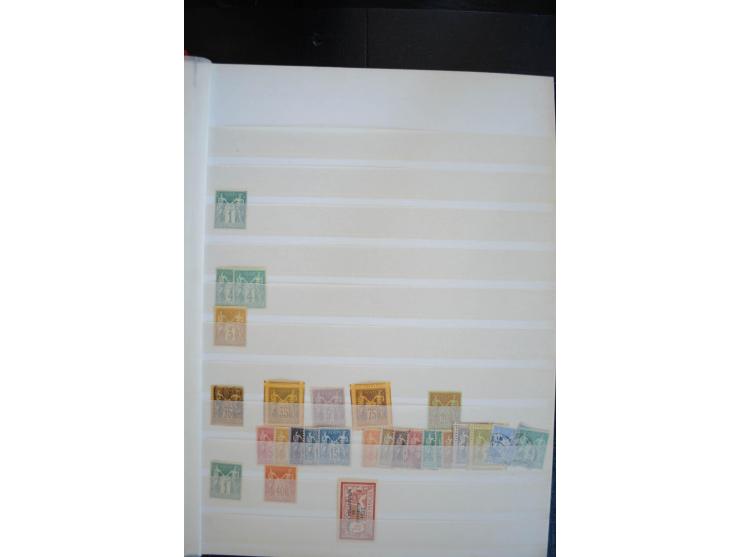 1849/1957 (ca.), Partie in 2 Steckbüchern und auf Blättern, viele gute Werte vor 1945, danach Gummi meist tropisch; interessa