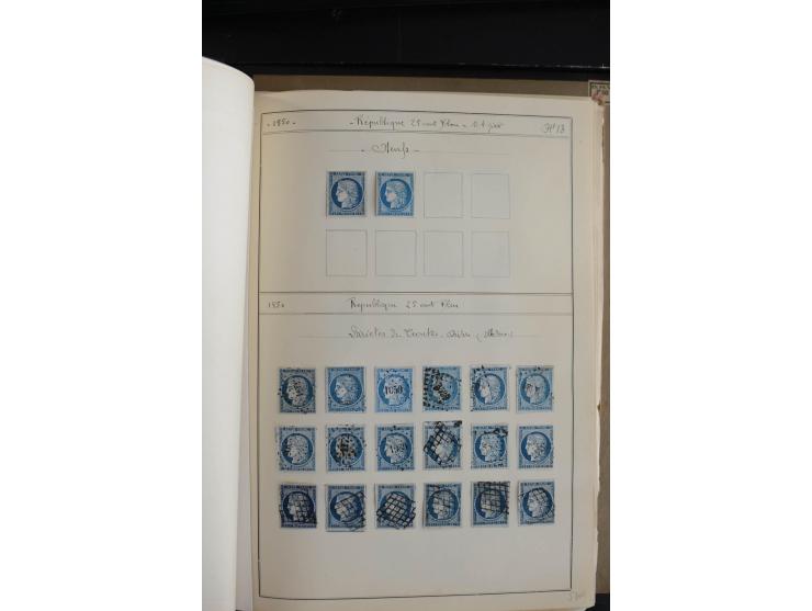 1849/52, Ceres und Napoleon, sehr schöne ungebrauchte und gestempelte Sammlung mit über 60 Briefen, dabei Mi.-Nr. 1(13), 1 im