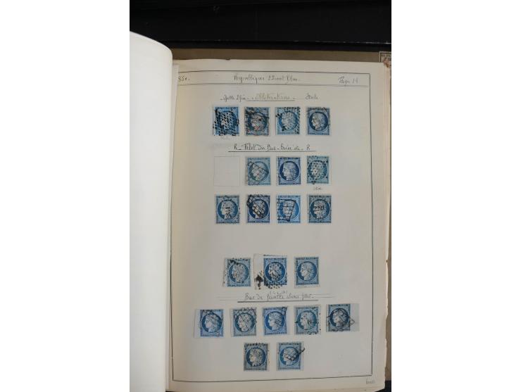 1849/52, Ceres und Napoleon, sehr schöne ungebrauchte und gestempelte Sammlung mit über 60 Briefen, dabei Mi.-Nr. 1(13), 1 im