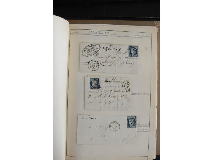 1849/52, Ceres und Napoleon, sehr schöne ungebrauchte und gestempelte Sammlung mit über 60 Briefen, dabei Mi.-Nr. 1(13), 1 im