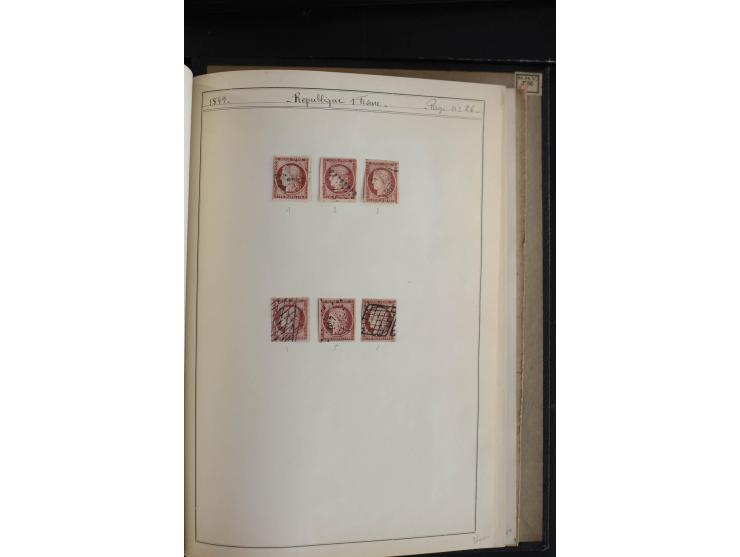 1849/52, Ceres und Napoleon, sehr schöne ungebrauchte und gestempelte Sammlung mit über 60 Briefen, dabei Mi.-Nr. 1(13), 1 im