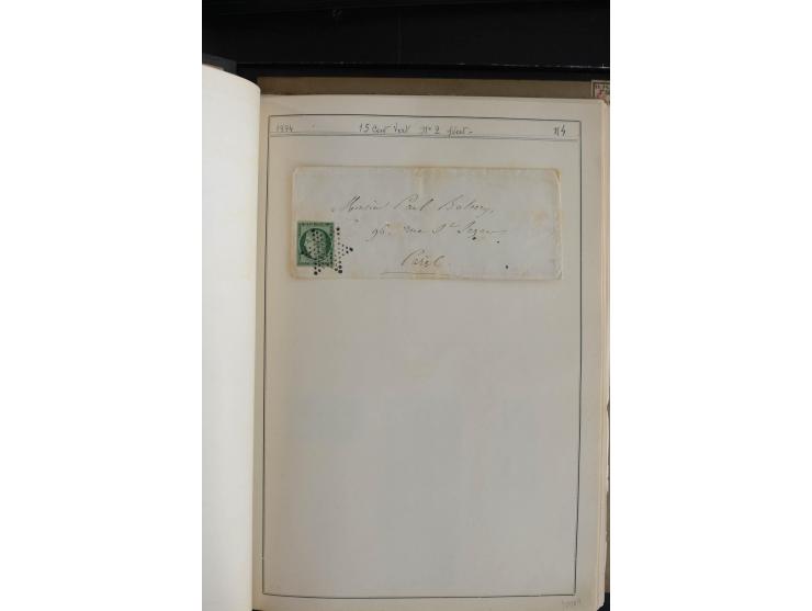 1849/52, Ceres und Napoleon, sehr schöne ungebrauchte und gestempelte Sammlung mit über 60 Briefen, dabei Mi.-Nr. 1(13), 1 im