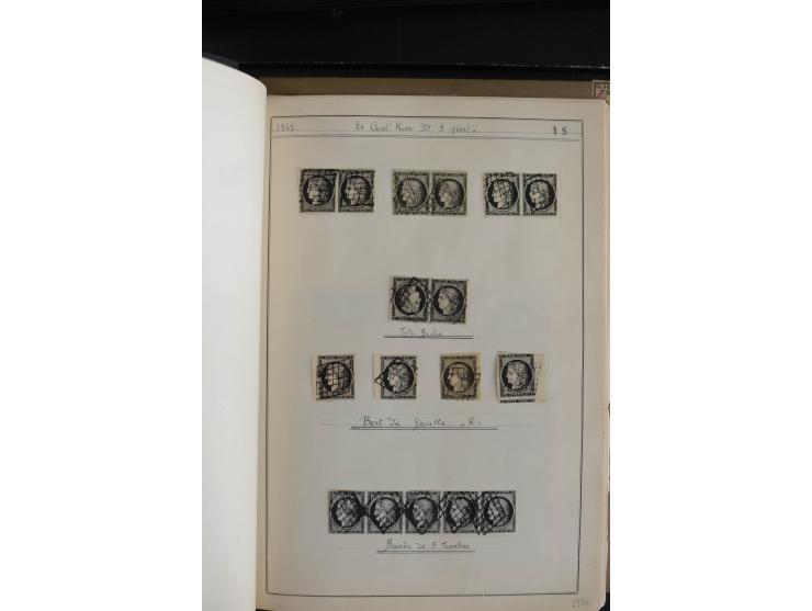 1849/52, Ceres und Napoleon, sehr schöne ungebrauchte und gestempelte Sammlung mit über 60 Briefen, dabei Mi.-Nr. 1(13), 1 im