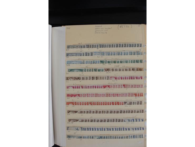 1849/1940, umfangreicher Händlerbestand ab Ceres, dabei viele Ausgaben mehrfach u.a. Mi.-Nr. Mi.-Nr. 7(6) und 8(6) sowie eini