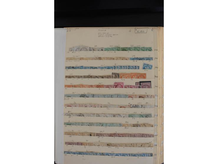 1849/1940, umfangreicher Händlerbestand ab Ceres, dabei viele Ausgaben mehrfach u.a. Mi.-Nr. Mi.-Nr. 7(6) und 8(6) sowie eini