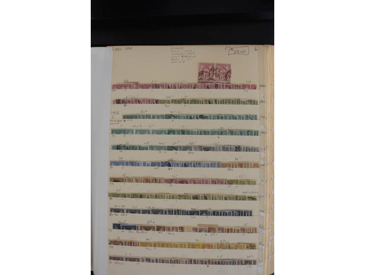 1849/1940, umfangreicher Händlerbestand ab Ceres, dabei viele Ausgaben mehrfach u.a. Mi.-Nr. Mi.-Nr. 7(6) und 8(6) sowie eini
