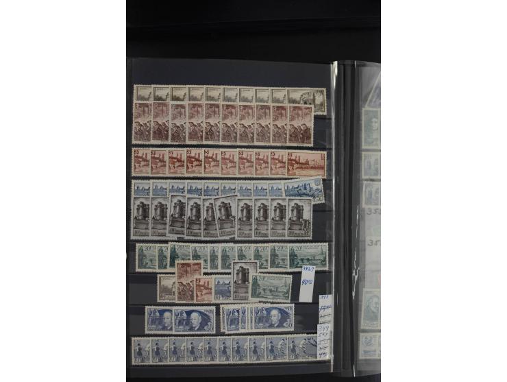 1849/1942, ungebrauchte und postfrische Partie mit vielen besseren Werten, dabei Mi.-Nr. 99, 152(2), Block 2, 239(2), 242(8) 