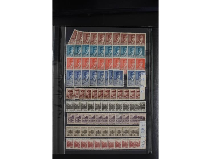 1849/1942, ungebrauchte und postfrische Partie mit vielen besseren Werten, dabei Mi.-Nr. 99, 152(2), Block 2, 239(2), 242(8) 