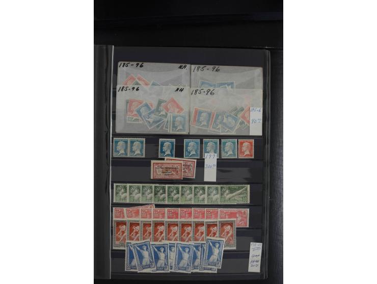 1849/1942, ungebrauchte und postfrische Partie mit vielen besseren Werten, dabei Mi.-Nr. 99, 152(2), Block 2, 239(2), 242(8) 