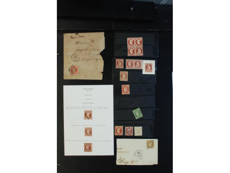 1849/70, interessante Partie von verschiedenen, meist klassischen Fälschungen, dabei einige Speratifälschungen, aber auch div