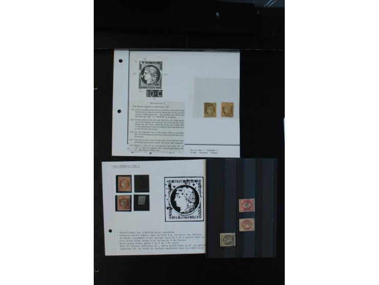 1849/70, interessante Partie von verschiedenen, meist klassischen Fälschungen, dabei einige Speratifälschungen, aber auch div