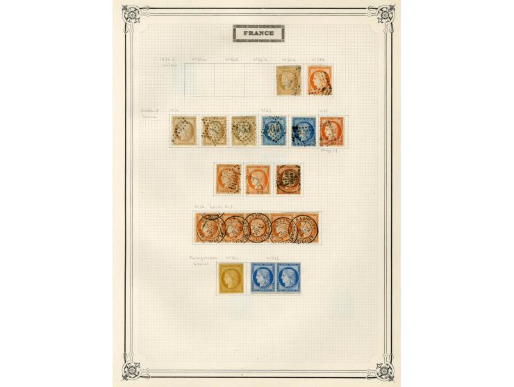 1853/1929, schöne ungebrauchte/postfrische und gestempelte Sammlung, dabei Mi.-Nr. 23(2), 25U, 27U, 29U, 29, 33, 35, 36-39, 4