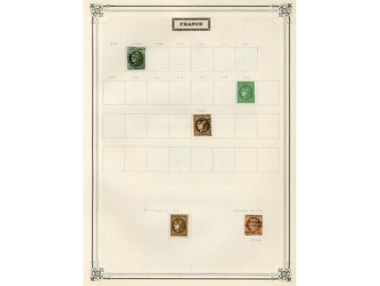 1853/1929, schöne ungebrauchte/postfrische und gestempelte Sammlung, dabei Mi.-Nr. 23(2), 25U, 27U, 29U, 29, 33, 35, 36-39, 4