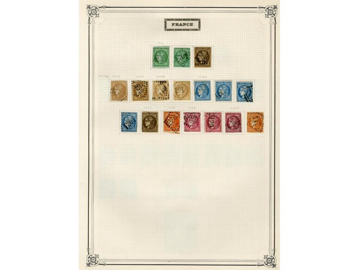 1853/1929, schöne ungebrauchte/postfrische und gestempelte Sammlung, dabei Mi.-Nr. 23(2), 25U, 27U, 29U, 29, 33, 35, 36-39, 4