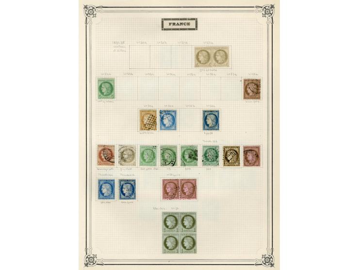 1853/1929, schöne ungebrauchte/postfrische und gestempelte Sammlung, dabei Mi.-Nr. 23(2), 25U, 27U, 29U, 29, 33, 35, 36-39, 4
