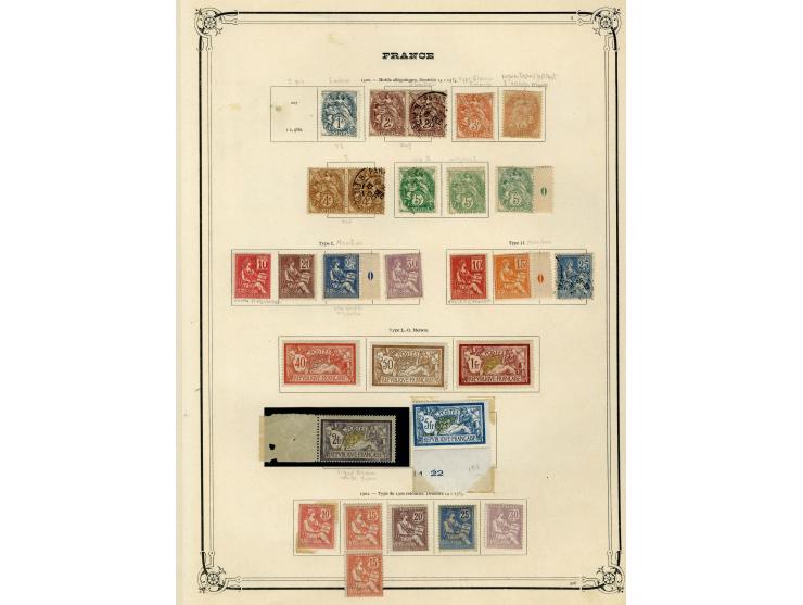 1853/1929, schöne ungebrauchte/postfrische und gestempelte Sammlung, dabei Mi.-Nr. 23(2), 25U, 27U, 29U, 29, 33, 35, 36-39, 4