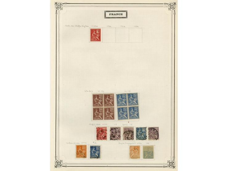1853/1929, schöne ungebrauchte/postfrische und gestempelte Sammlung, dabei Mi.-Nr. 23(2), 25U, 27U, 29U, 29, 33, 35, 36-39, 4
