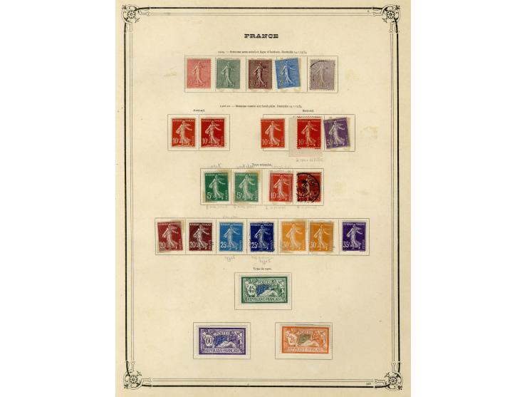 1853/1929, schöne ungebrauchte/postfrische und gestempelte Sammlung, dabei Mi.-Nr. 23(2), 25U, 27U, 29U, 29, 33, 35, 36-39, 4