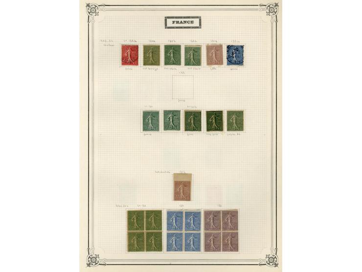 1853/1929, schöne ungebrauchte/postfrische und gestempelte Sammlung, dabei Mi.-Nr. 23(2), 25U, 27U, 29U, 29, 33, 35, 36-39, 4