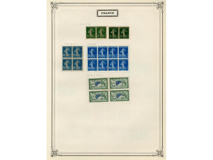 1853/1929, schöne ungebrauchte/postfrische und gestempelte Sammlung, dabei Mi.-Nr. 23(2), 25U, 27U, 29U, 29, 33, 35, 36-39, 4