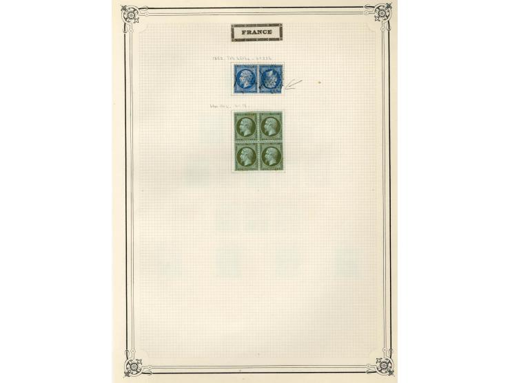 1853/1929, schöne ungebrauchte/postfrische und gestempelte Sammlung, dabei Mi.-Nr. 23(2), 25U, 27U, 29U, 29, 33, 35, 36-39, 4