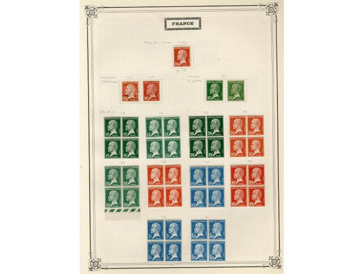 1853/1929, schöne ungebrauchte/postfrische und gestempelte Sammlung, dabei Mi.-Nr. 23(2), 25U, 27U, 29U, 29, 33, 35, 36-39, 4