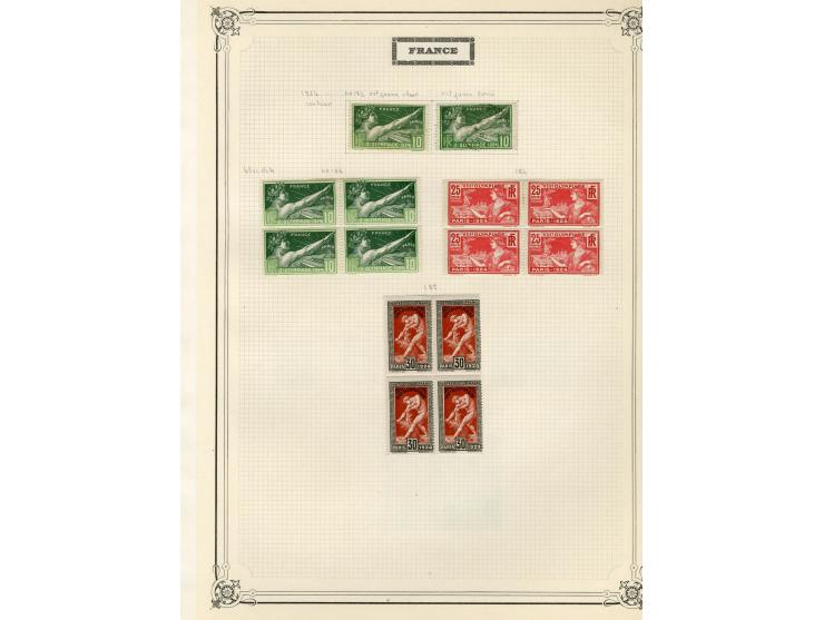 1853/1929, schöne ungebrauchte/postfrische und gestempelte Sammlung, dabei Mi.-Nr. 23(2), 25U, 27U, 29U, 29, 33, 35, 36-39, 4
