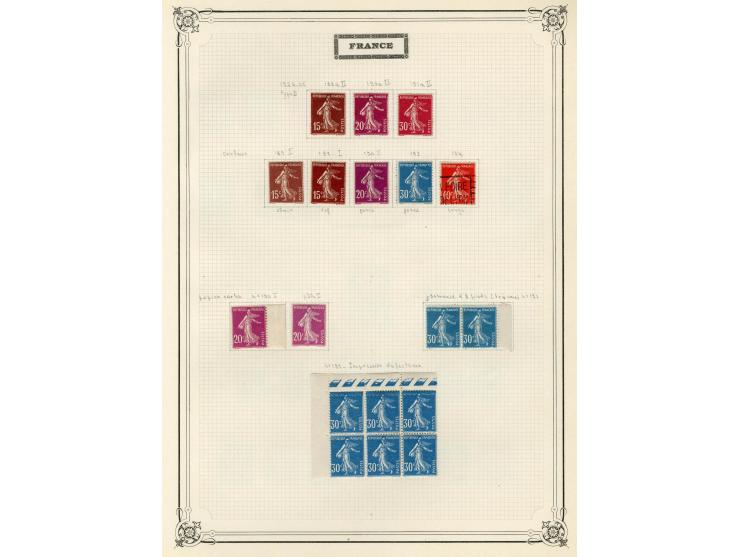 1853/1929, schöne ungebrauchte/postfrische und gestempelte Sammlung, dabei Mi.-Nr. 23(2), 25U, 27U, 29U, 29, 33, 35, 36-39, 4