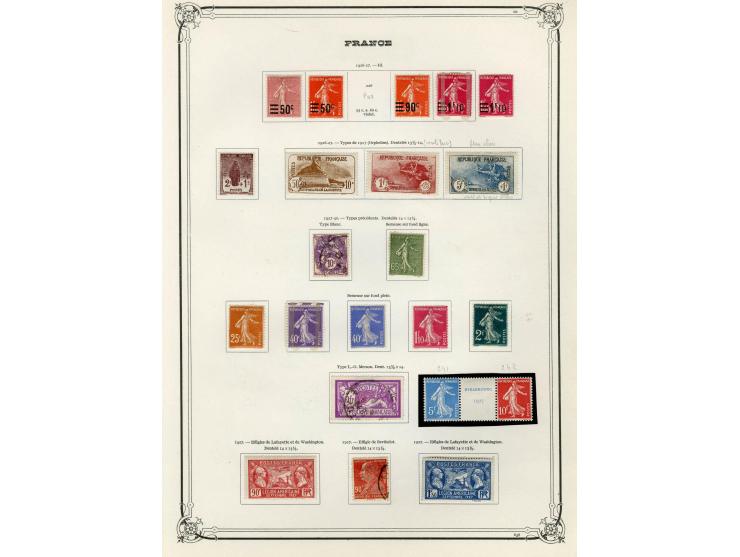 1853/1929, schöne ungebrauchte/postfrische und gestempelte Sammlung, dabei Mi.-Nr. 23(2), 25U, 27U, 29U, 29, 33, 35, 36-39, 4