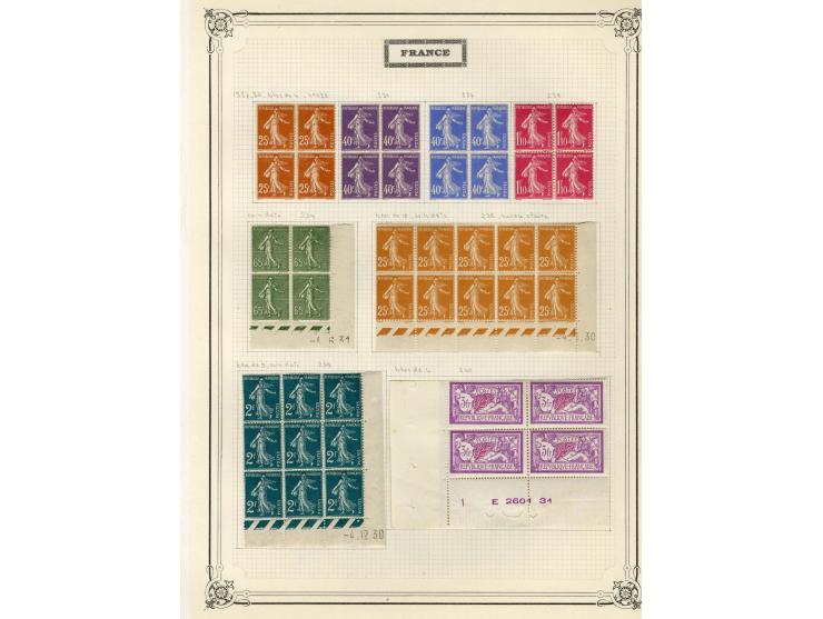 1853/1929, schöne ungebrauchte/postfrische und gestempelte Sammlung, dabei Mi.-Nr. 23(2), 25U, 27U, 29U, 29, 33, 35, 36-39, 4
