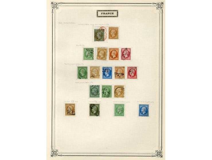1853/1929, schöne ungebrauchte/postfrische und gestempelte Sammlung, dabei Mi.-Nr. 23(2), 25U, 27U, 29U, 29, 33, 35, 36-39, 4