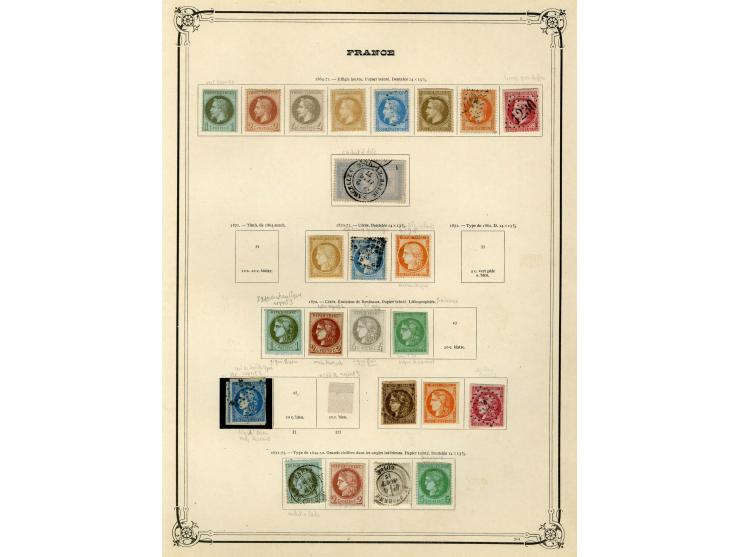 1853/1929, schöne ungebrauchte/postfrische und gestempelte Sammlung, dabei Mi.-Nr. 23(2), 25U, 27U, 29U, 29, 33, 35, 36-39, 4