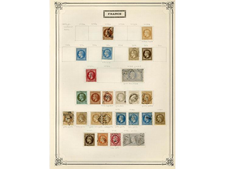 1853/1929, schöne ungebrauchte/postfrische und gestempelte Sammlung, dabei Mi.-Nr. 23(2), 25U, 27U, 29U, 29, 33, 35, 36-39, 4