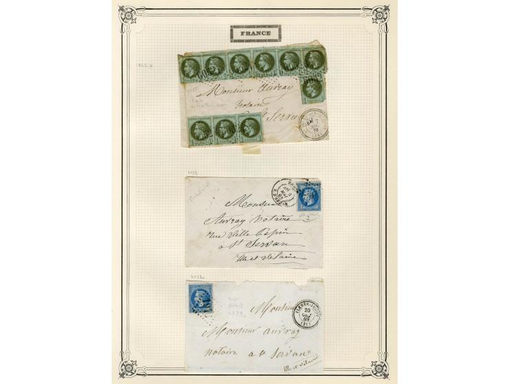 1853/1929, schöne ungebrauchte/postfrische und gestempelte Sammlung, dabei Mi.-Nr. 23(2), 25U, 27U, 29U, 29, 33, 35, 36-39, 4
