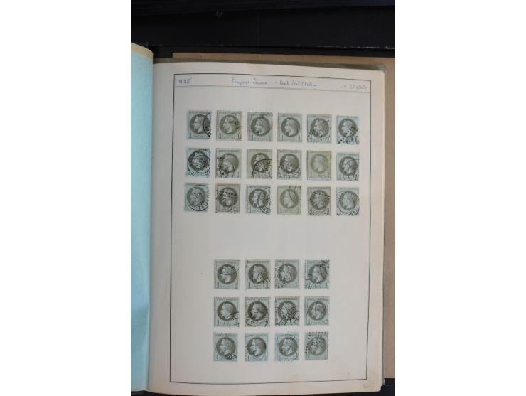 1862/69, Napoleon mit Lorbeerkranz, sehr schöne ungebrauchte und gestempelte Sammlung mit über 20 Briefen, dabei 2 nach Brasi