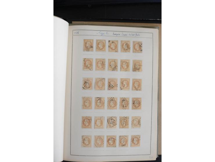 1862/69, Napoleon mit Lorbeerkranz, sehr schöne ungebrauchte und gestempelte Sammlung mit über 20 Briefen, dabei 2 nach Brasi