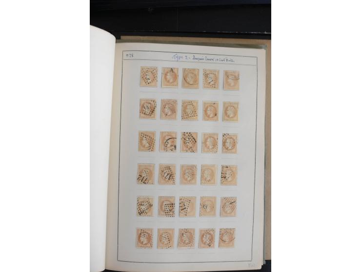 1862/69, Napoleon mit Lorbeerkranz, sehr schöne ungebrauchte und gestempelte Sammlung mit über 20 Briefen, dabei 2 nach Brasi