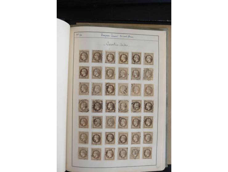 1862/69, Napoleon mit Lorbeerkranz, sehr schöne ungebrauchte und gestempelte Sammlung mit über 20 Briefen, dabei 2 nach Brasi