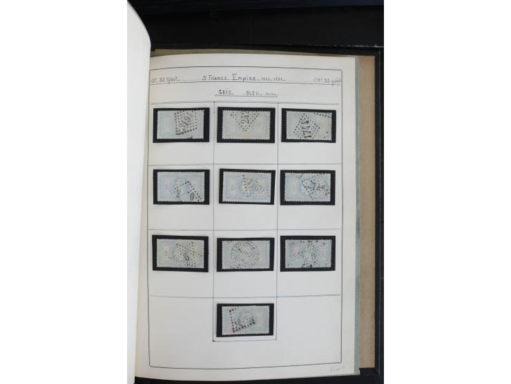 1862/69, Napoleon mit Lorbeerkranz, sehr schöne ungebrauchte und gestempelte Sammlung mit über 20 Briefen, dabei 2 nach Brasi