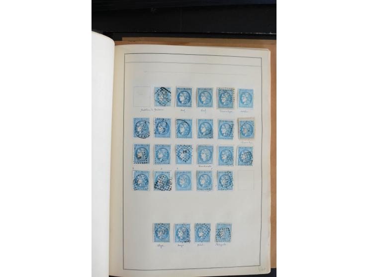 1870, Bordeaux, sehr schöne gestempelte Sammlung mit über 50  Briefen, dabei Mi.-Nr. 37(29), zwei Paare und ein 10er-Block, 3