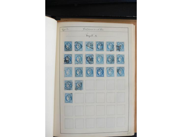 1870, Bordeaux, sehr schöne gestempelte Sammlung mit über 50  Briefen, dabei Mi.-Nr. 37(29), zwei Paare und ein 10er-Block, 3