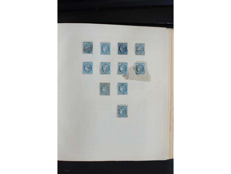 1870, Bordeaux-Ausgabe,  schöne ungebrauchte und gestempelte Sammlung mit einigen Briefen, insgesamt über 200 Werten und 18 B