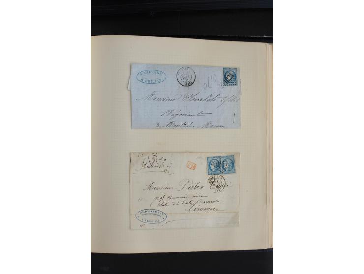 1870, Bordeaux-Ausgabe,  schöne ungebrauchte und gestempelte Sammlung mit einigen Briefen, insgesamt über 200 Werten und 18 B